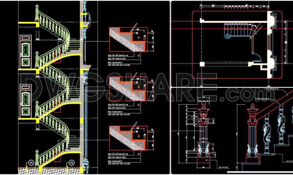 1 year ago
                

                
             749320. Free Download detailed CAD drawings of townhouse stairs