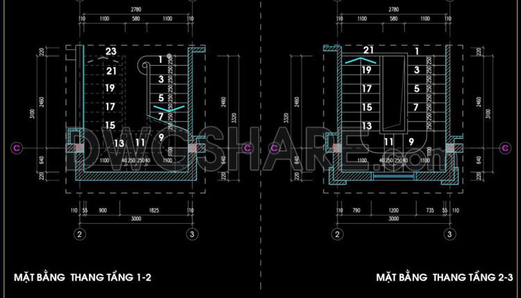 327.-free-download-detailed-cad-drawings-of-townhouse-stairs-1