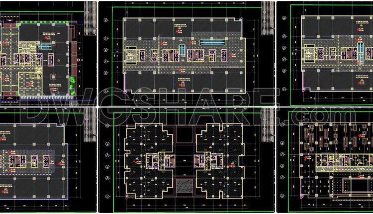 34. Download Complete 30-storey Commercial, Service, Office & Residential Building Detailed Design Drawings (15)