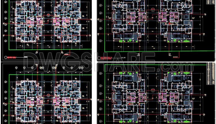 34. Download Complete 30-storey Commercial, Service, Office & Residential Building Detailed Design Drawings (9)