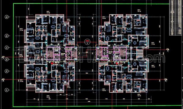 1 year ago
                

                
             5,98634. Free Download CAD Drawing – 20th Floor Plan of Mixed-Use Tower