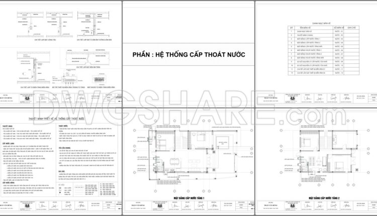 344. Free Download Of Mechanical And Electrical Construction Design Drawings For A 2-story House (4)