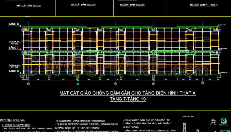 36. Free Cad Drawings And Method Statement For Beam & Slab Works – Ringlock Scaffolding System (5)