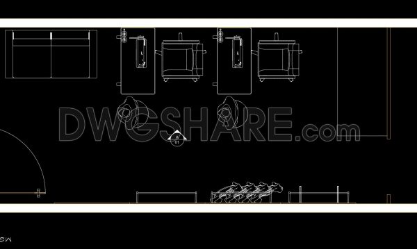 1 year ago
                

                
             1,61338. Compact, Modern Tailor Shop Interior Design: Free CAD Drawing Download