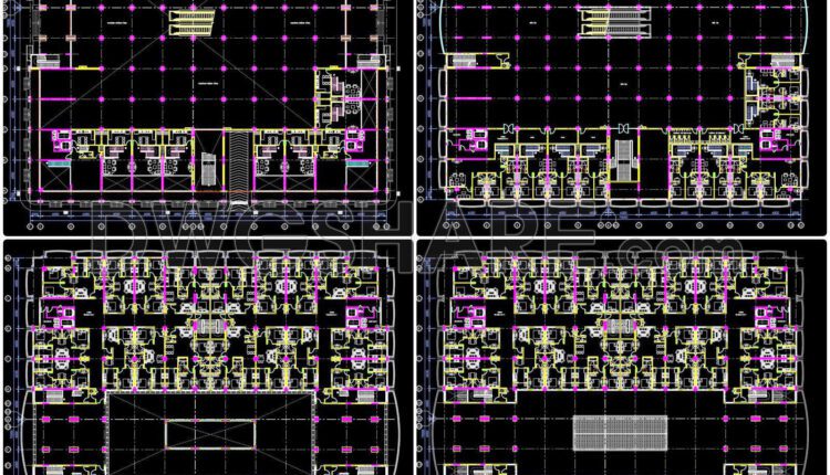 38. Download Complete Architectural Cad Files For An 18-storey Service & Residential Complex (3)