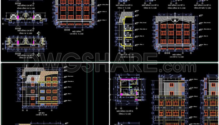 38. Download Complete Architectural Cad Files For An 18-storey Service & Residential Complex (7)