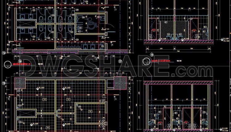 389. Free Public Restroom Cad Drawings Download Dwg Files (1)