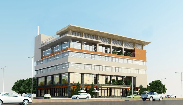 39. 6-story Mixed-use Building Showroom, Retail & Office Design – Free Download (1)