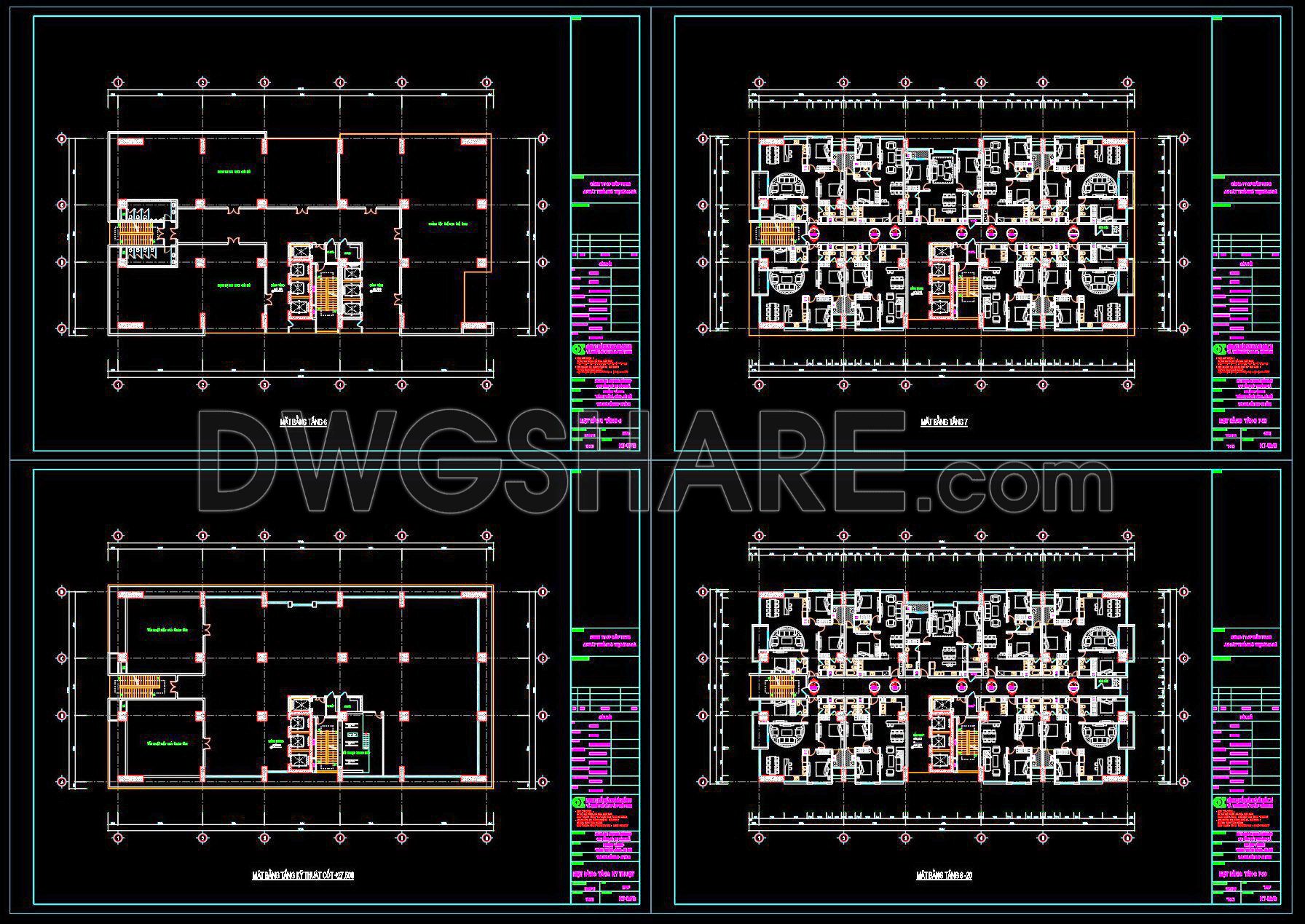 40. Architectural Design Drawings For A 35-storey Mixed-use Residential And Service Complex (3)