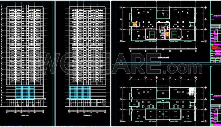 40. Architectural Design Drawings For A 35-storey Mixed-use Residential And Service Complex (6)