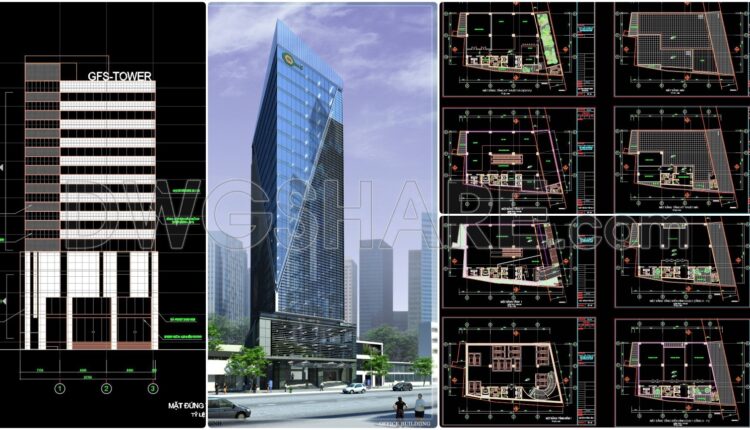 41. Download The Complete Cad Drawings Of The 12-storey Office Building (4)