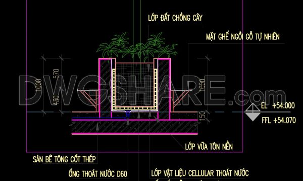 1 year ago
                

                
             3,173437. Free Download Detailed CAD Drawings for Outdoor Planter and Seating