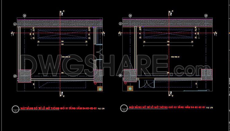 438. Free Download Detailed Basement Ventilation Cad Drawings (1)