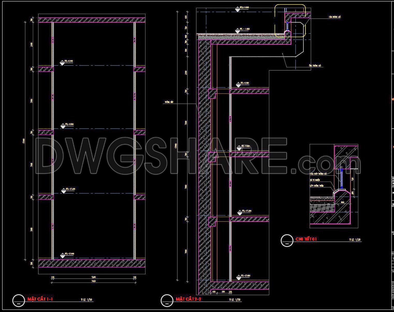 438. Free Download Detailed Basement Ventilation Cad Drawings (2)