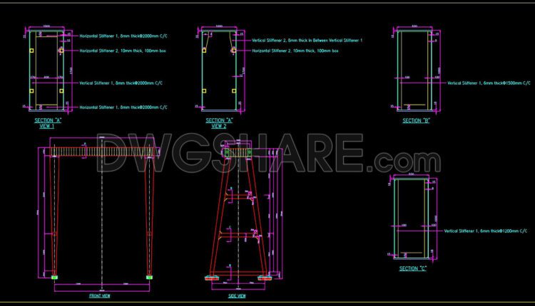 639. Free Dwg Template For Double Girder Box Crane Design