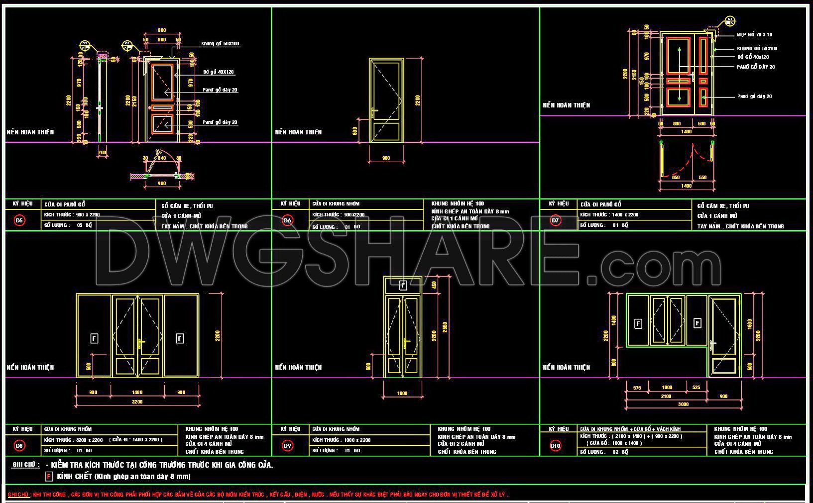 692. Free Detailed Cad Drawings Of Doors, Windows For Download (2)