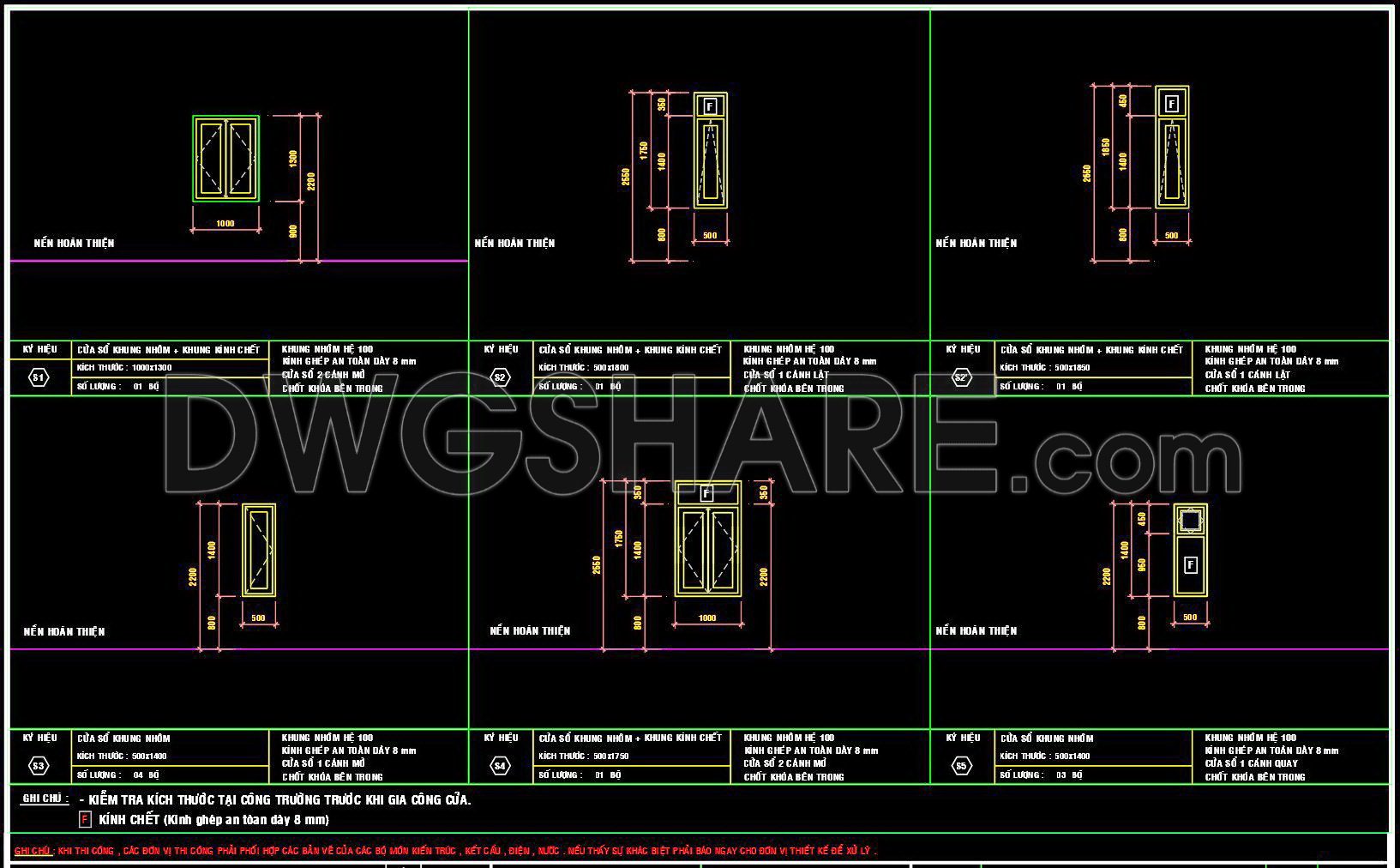 692. Free Detailed Cad Drawings Of Doors, Windows For Download (4)