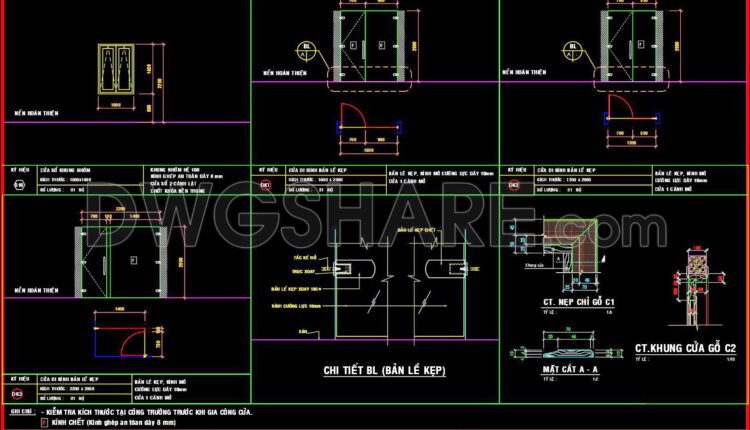 692. Free Detailed Cad Drawings Of Doors, Windows For Download (6)