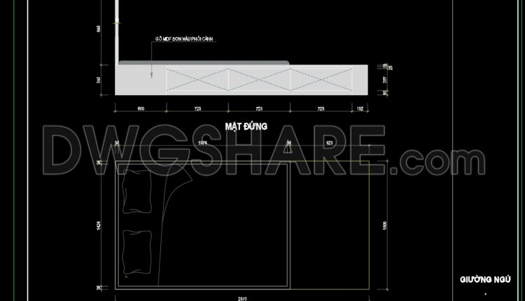72. Free Download Bed Cad Shop Drawing (1)