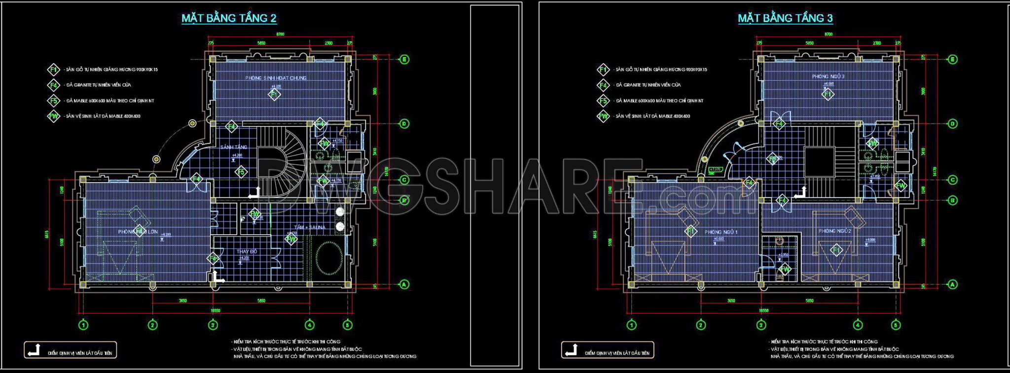 99. Free Download Ground Floor Tiling CAD Plan for Residential Projects