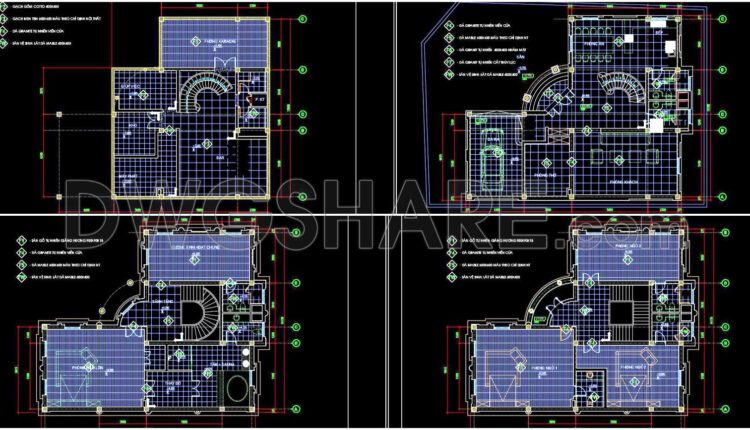 99. Free Download Ground Floor Tiling Cad Plan For Residential Projects