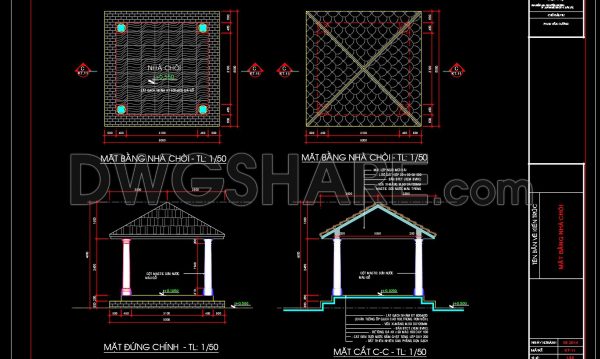 11 months ago
                

                
             77309. Free Download CAD Drawings of Pavilion and Swimming Pool