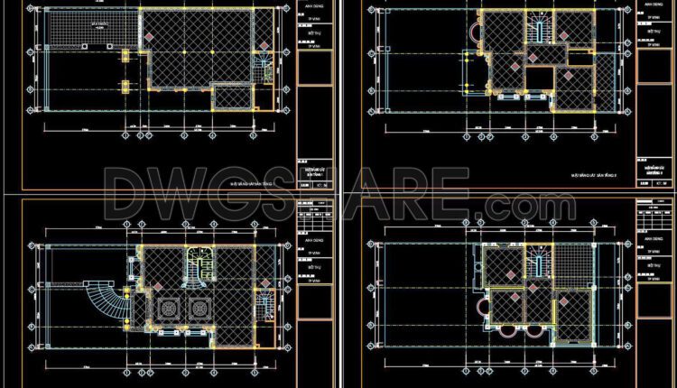 104.-download-free-detailed-cad-drawings-of-floor-plans-for-a-4-story-townhouse
