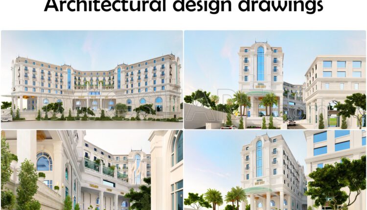 105. Download The Complete Construction Drawings Of The 5-story Hotel With An Area Of 1700m2 (1)