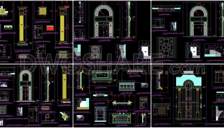 105. Download The Complete Construction Drawings Of The 5-story Hotel With An Area Of 1700m2 (5)