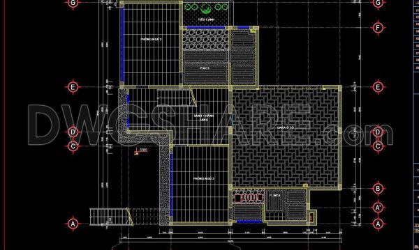 11 months ago
                

                
             295119. Free Download DWG CAD Tile Layout Drawings for 3-Story House