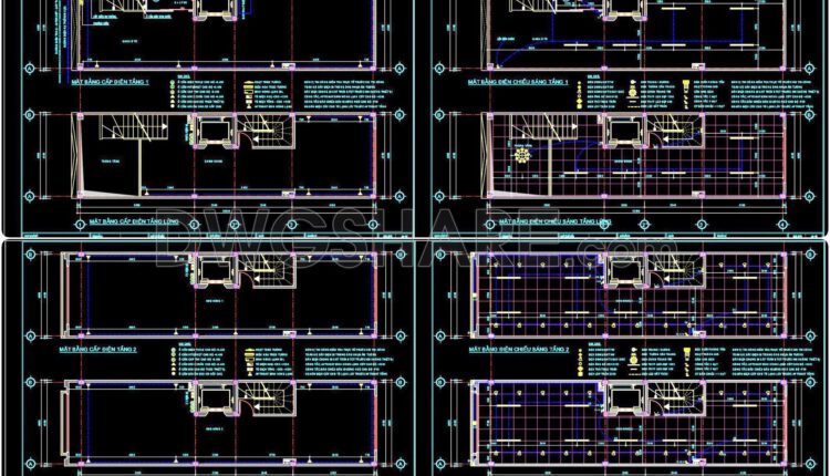 127. Free Download Electrical Design Drawings for a 7-Story Townhouse (2)