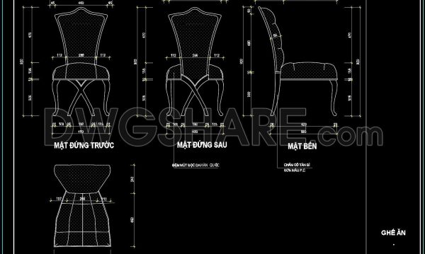 12 months ago
                

                
             263139. Free Download CAD Design of Dining Chair with Full Dimensions