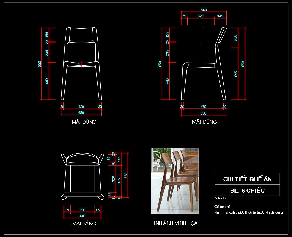 145. Free CAD Dining Table Detailed Drawing (2)