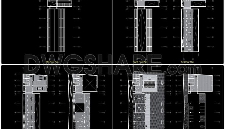 19. Download Free CAD Drawing of Museum with classrooms (2)