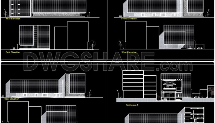 19. Download Free CAD Drawing of Museum with classrooms (1)