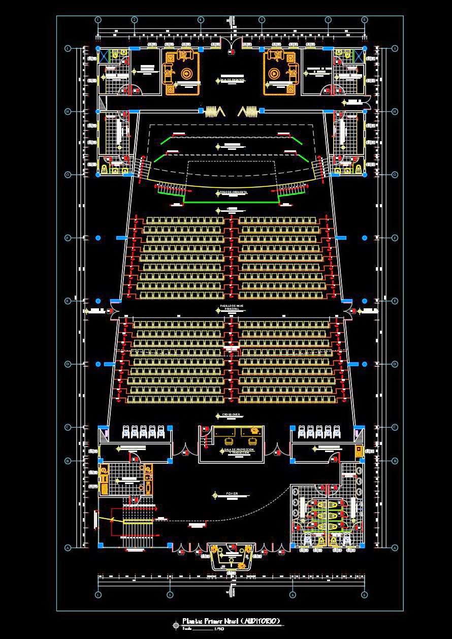 19. Free Download Theater Architectural AutoCAD DWG Drawings (2)