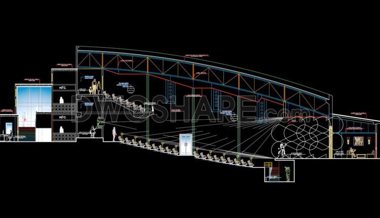 19. Free Download Theater Architectural AutoCAD DWG Drawings (1)