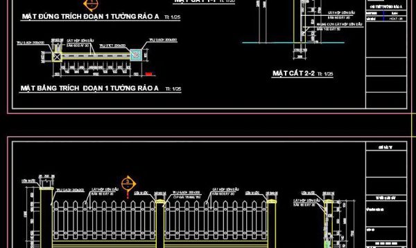 12 months ago
                

                
             516194. Free CAD Drawing of House Gate and Fence Download Now
