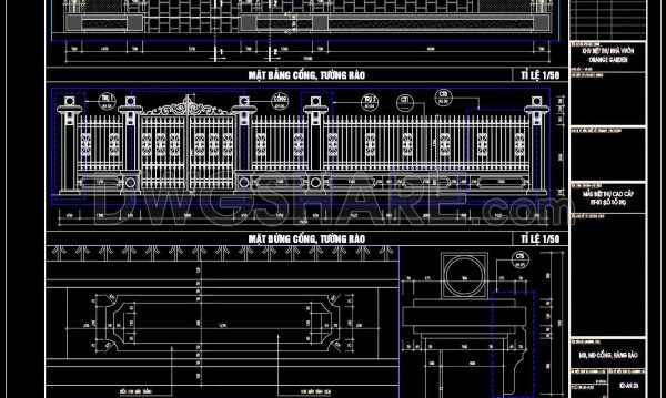 11 months ago
                

                
             1,105197. Download CAD drawings for technical design and construction of gate and fence for townhouse