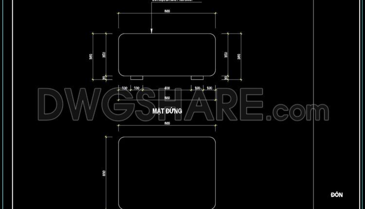 20. Free Download CAD Drawing of Modern Sofa (1)