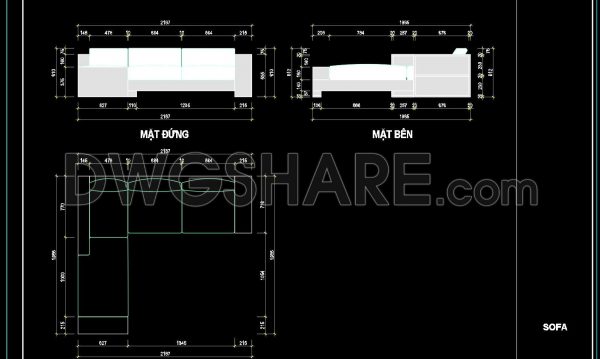 11 months ago
                

                
             44121. Free Download CAD Drawing of Modern Sofa