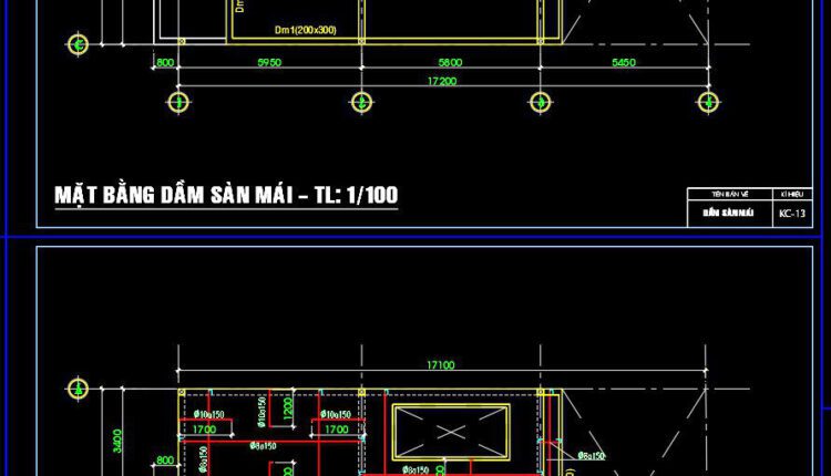 322. Free Structural CAD Drawings Available for 7.4m x 17.2m Reinforced Concrete Townhouse (1)