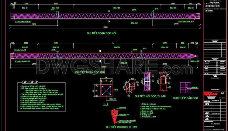 324 Free Download of Structural CAD Drawings for 4.2m x 19.8m Reinforced Concrete Townhouse (2)