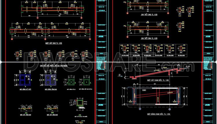326. Free Download of Structural CAD Drawings for 5m x 15m Reinforced Concrete Townhouse (6)