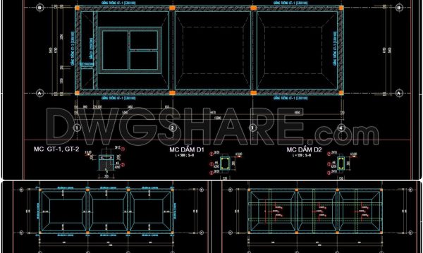 12 months ago
                

                
             498327. Get Free CAD Structural Drawings for an 5m x 15m RC Townhouse Construction