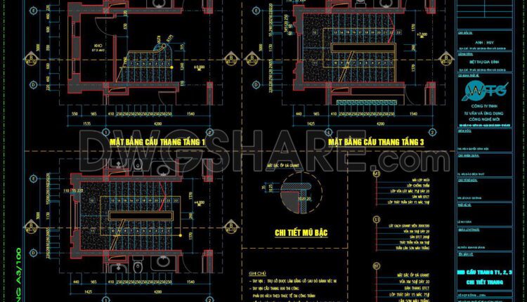 330. Download Detailed CAD Staircase Designs for Townhouses for Free (2)