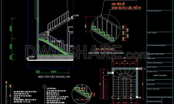 12 months ago
                

                
             718333. Free Download detailed CAD drawings of townhouse stairs