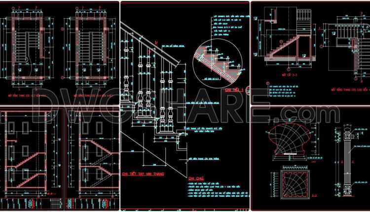 337.-free-download-detailed-cad-drawings-of-townhouse-stairs