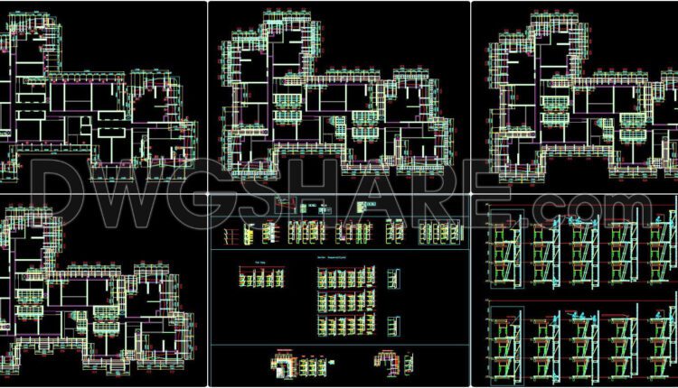 39. Download CAD Drawings of High-Rise Building Enclosure Method Using KSB System (4)