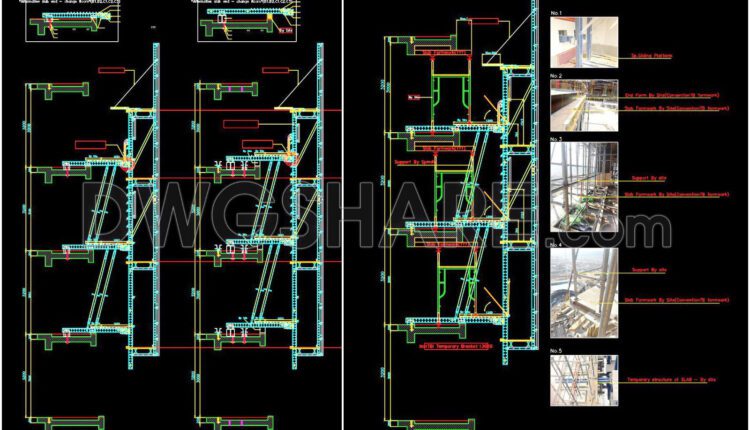 39. Download CAD Drawings of High-Rise Building Enclosure Method Using KSB System (6)